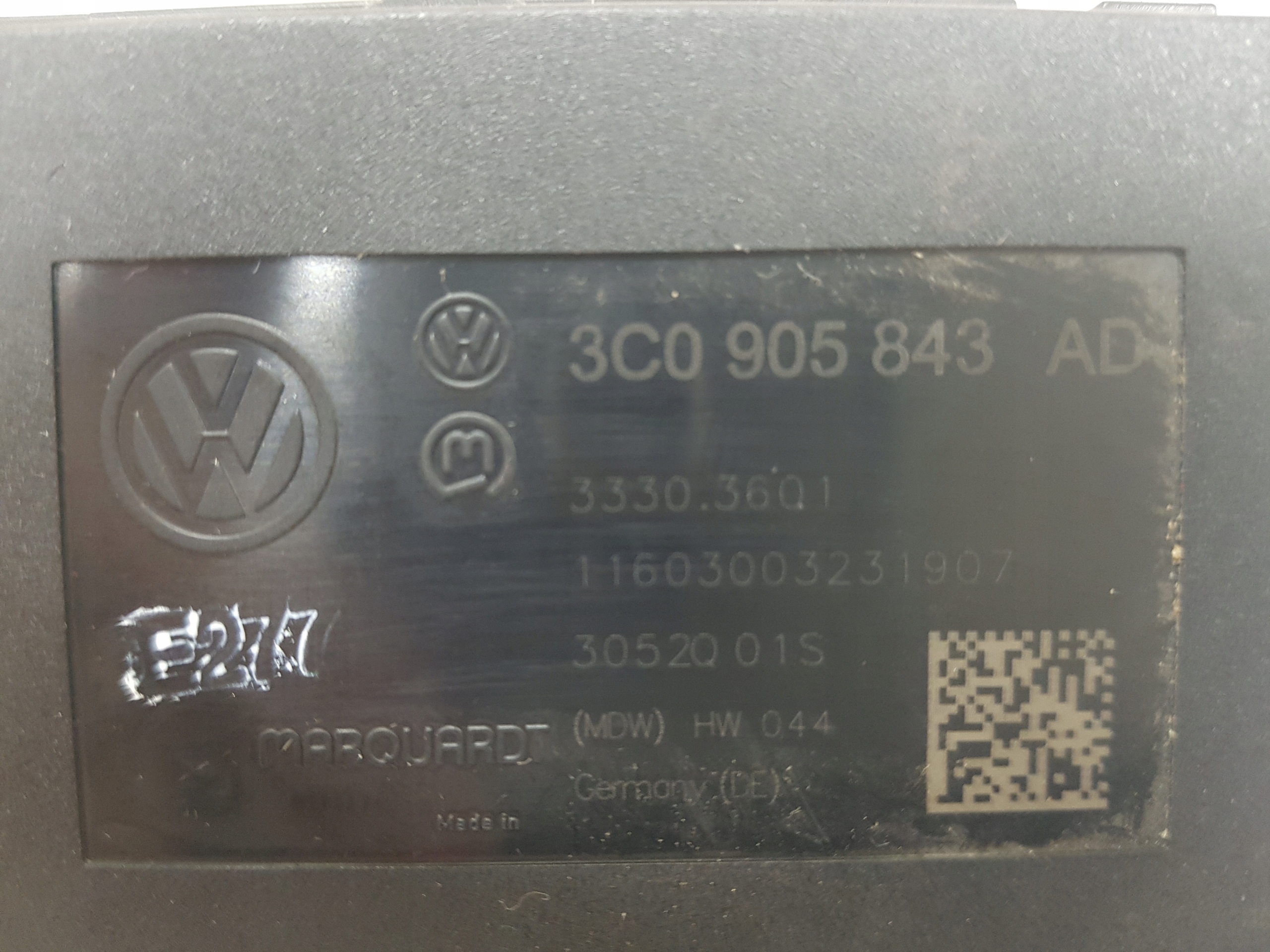 ignition Z KLUCZYKIEM VOLKSWAGEN PASSAT B7 3C0905843AD