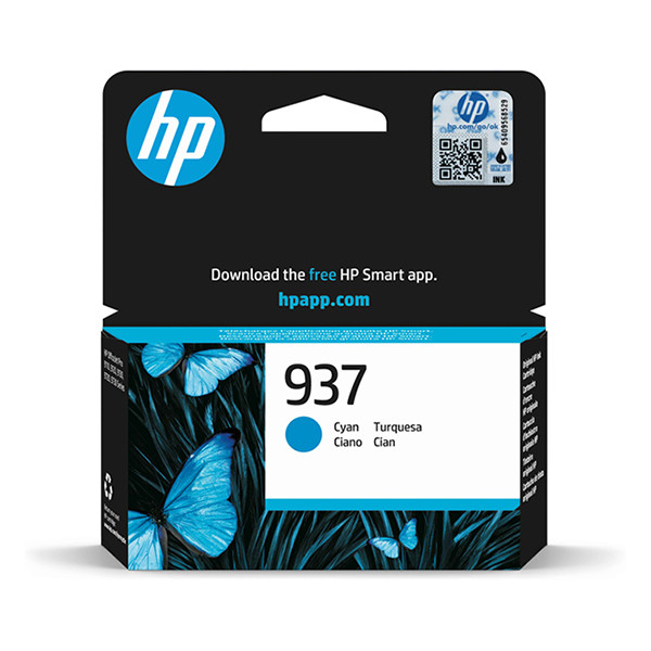 Tusz Hp 937 4S6W2NE niebieski (cyan)