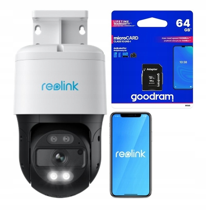 Kamera Reolink P830 8MP Poe 4K Karta Goodram 64GB
