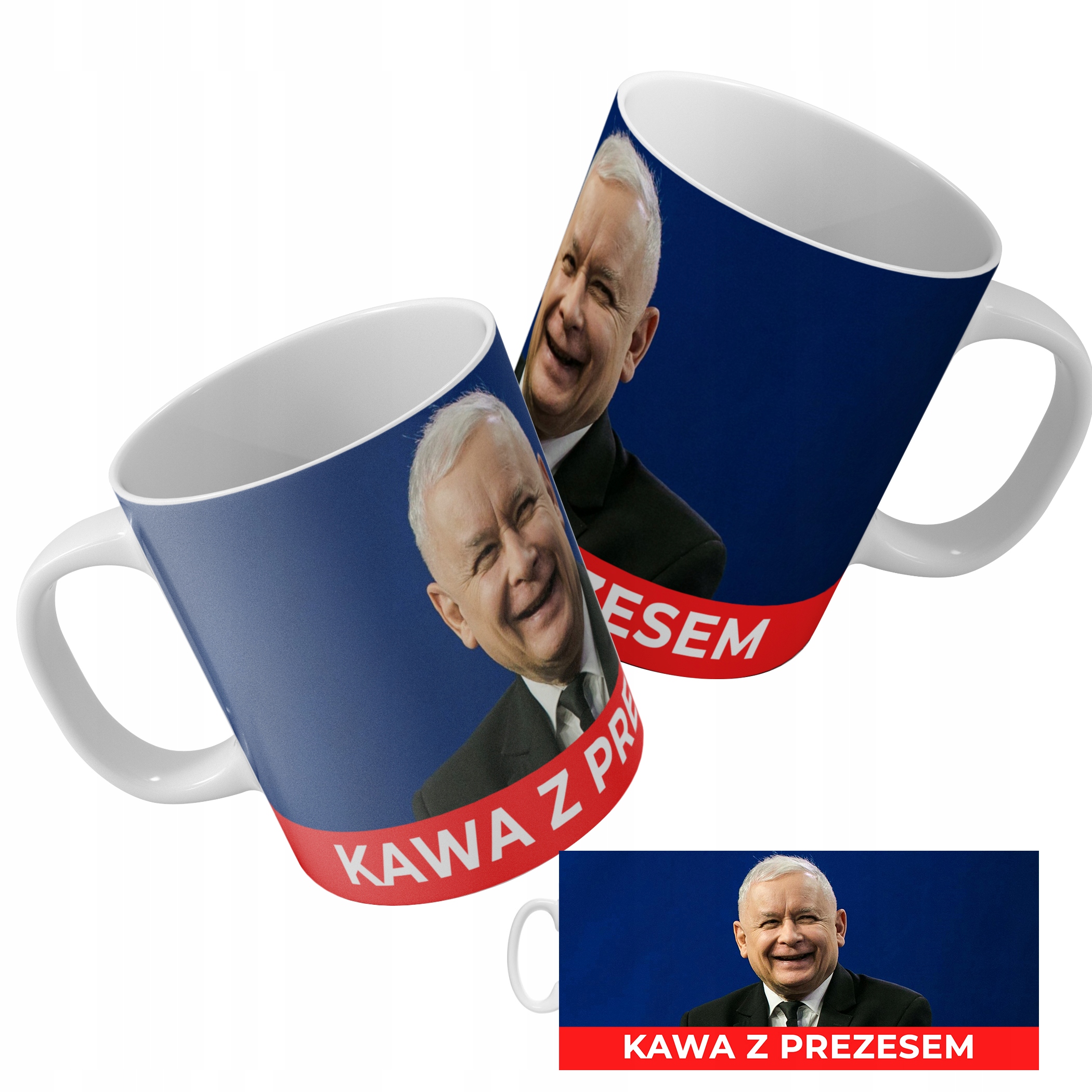 

Kubek Kawa z Prezesem Śmieszny Kaczyński 9