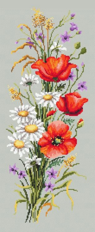 Korálková výšivka Sada s korálky Polní vazba