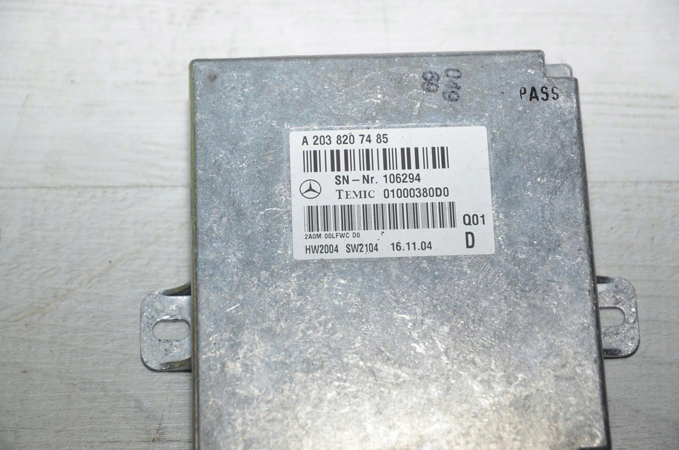 module control unit Mercedes CLS w219