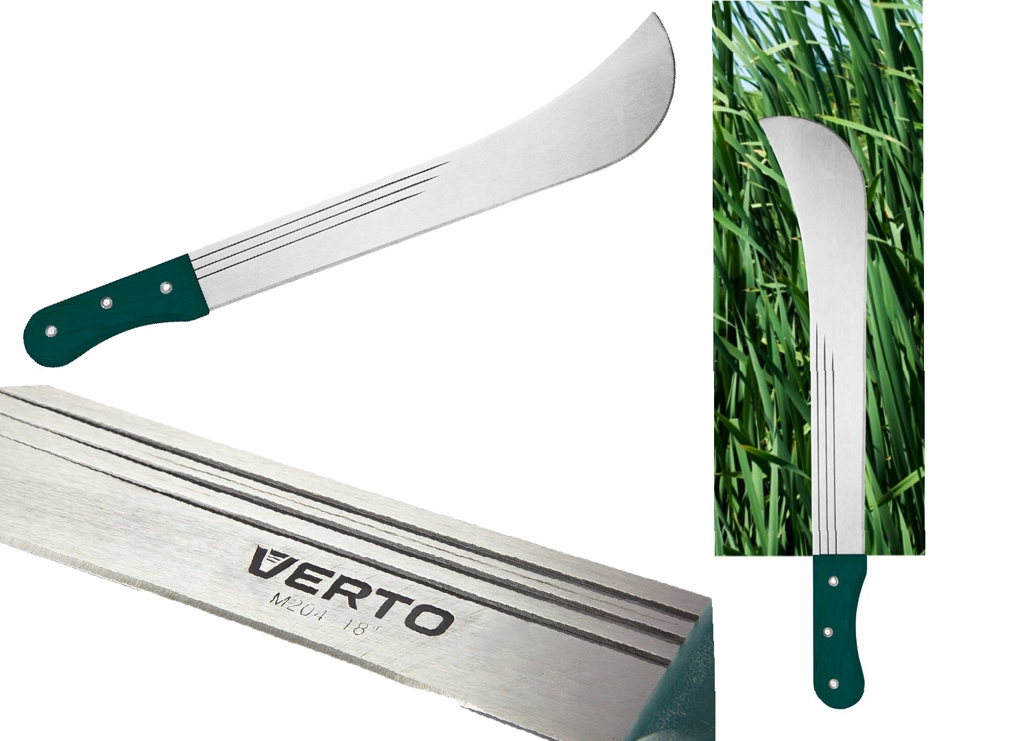 

Maczeta Ogrodowa 455 MM Nóż Karczownik 18" Verto