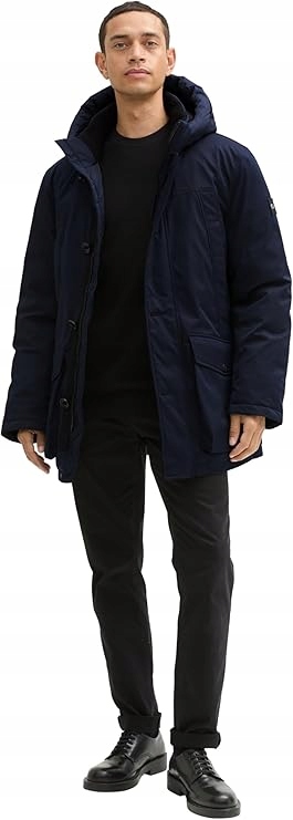 Tom Tailor Tmavě Modrá Parka Bunda S Kapucí XXL XXL Jxf