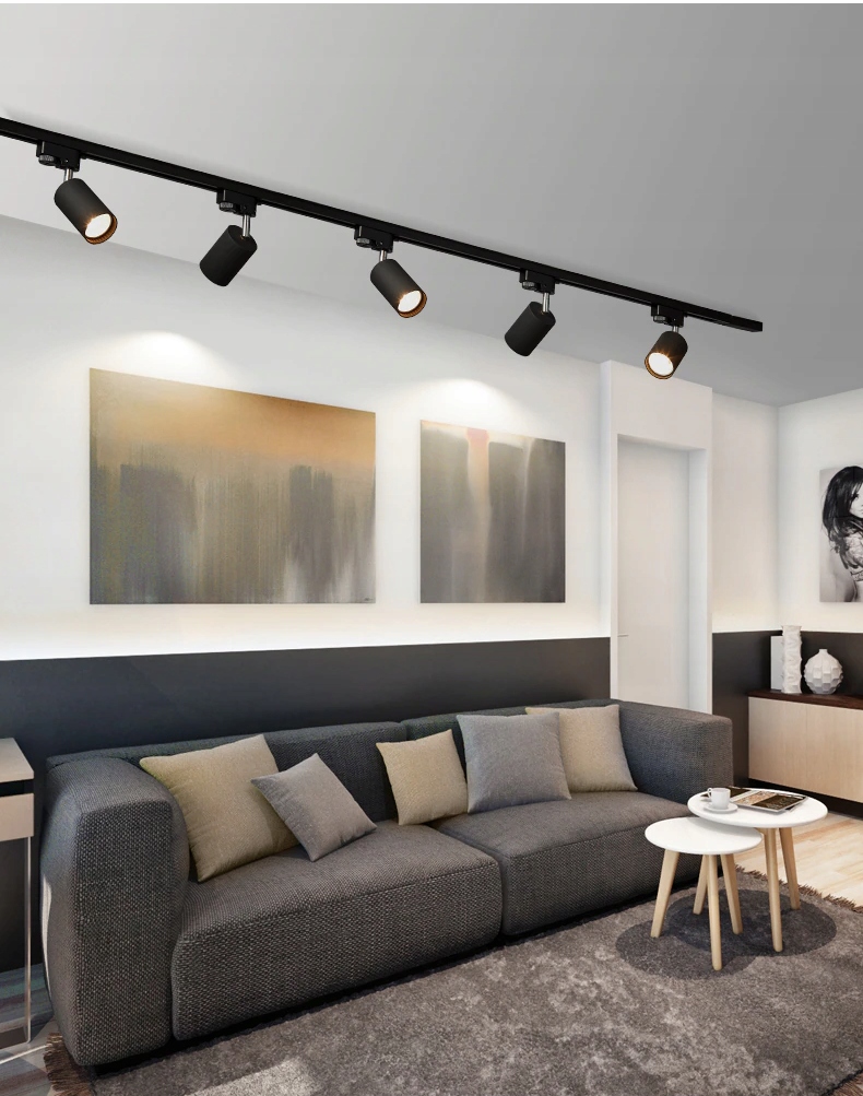 Szynoprzewód LED 6x reflektor GU10 szyna track 2m Oświetlenie Szynowe Rodzaj szynoprzewód