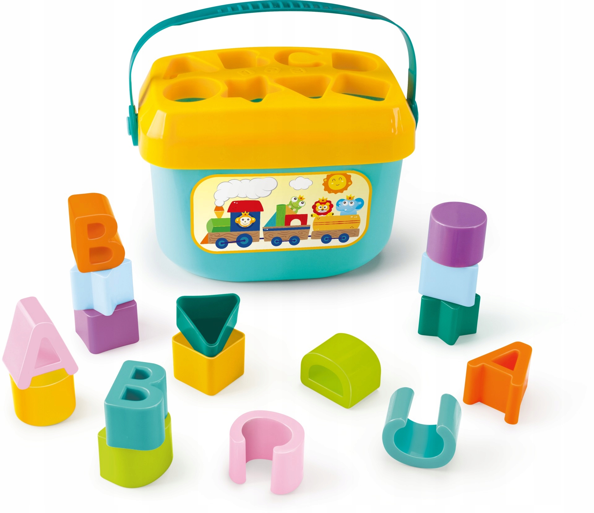 

Akuku Edukacyjny Sorter, Klocki W Wiaderku
