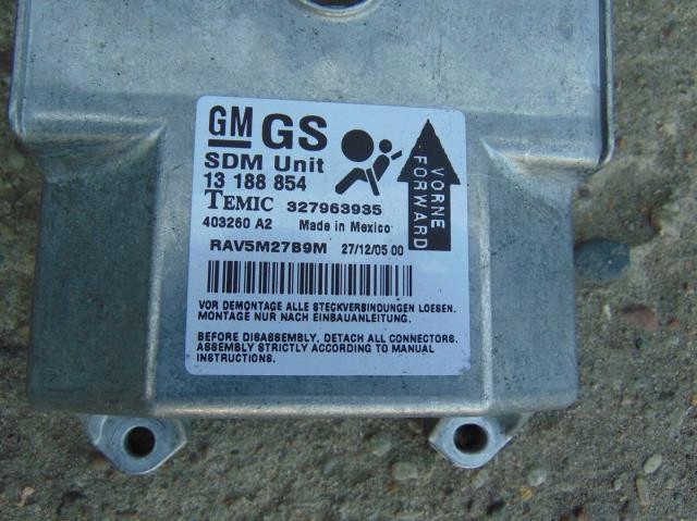 консоль подушки безопасности водители пассажира ASTRA III