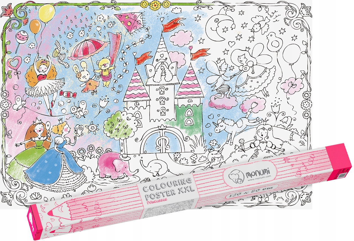 

Kolorowanka Plakat Księżniczki