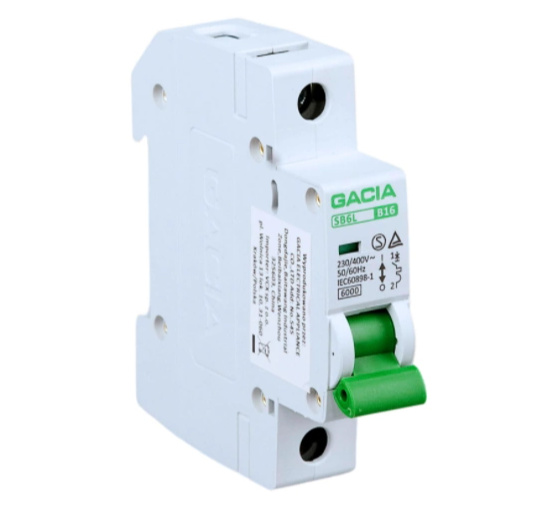 

Bezpiecznik Wyłącznik Nadmiarowo Prądowy 6kA C 6A