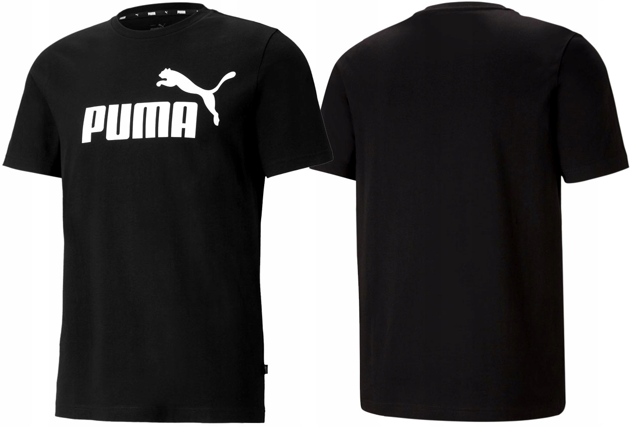 

Koszulka Męska Puma Logo Czarna Bawełna Rozm.xxxxl