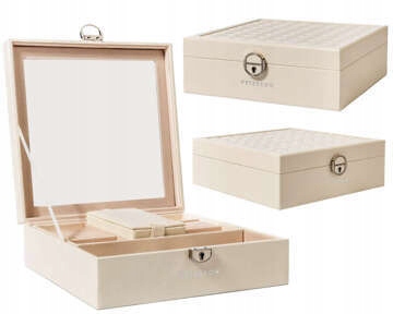 Šperkovnice na bižuterii Uzamykatelný organizér na šperky na prsteny