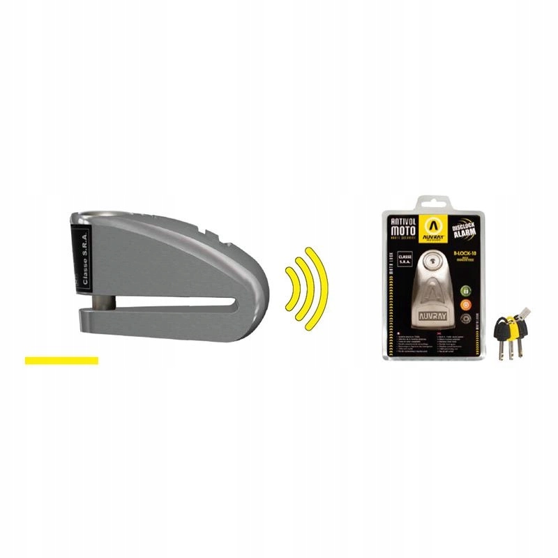 Blokovanie štítu s alarmom Auvray B-lock 10 Inox