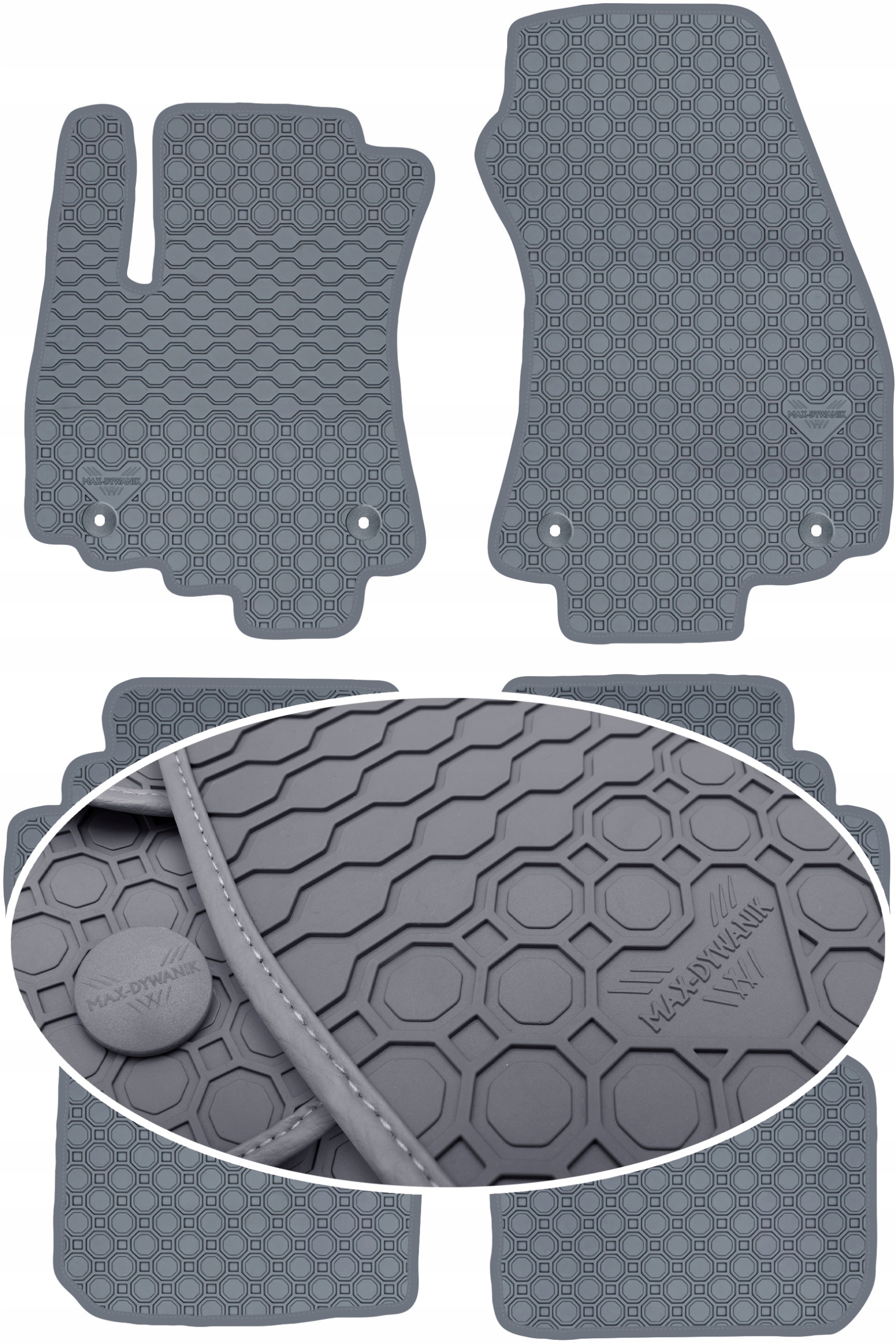 Opel Zafira A 7os 03-05 Koberce Šedé