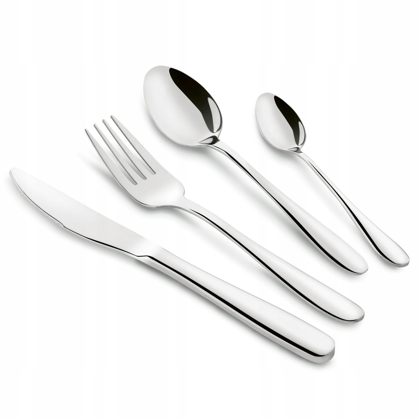 KLASYCZNY ZESTAW SZTUĆCÓW 6os stal nierdzewna sztućce DO ZMYWARKI 24el