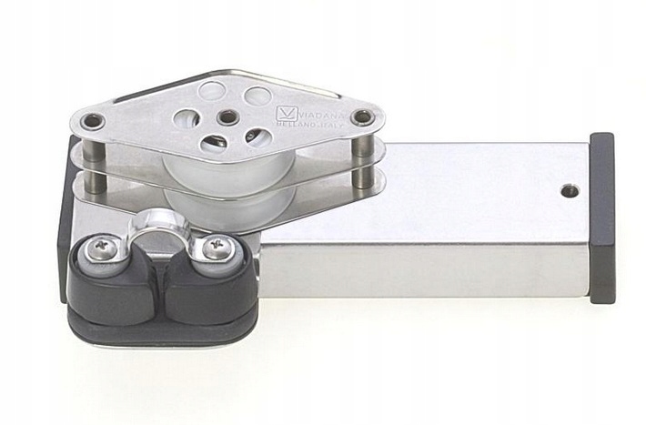 Koncovka kolejnice Viadana s ložiskovými válečky a knagem pro lano 10 mm