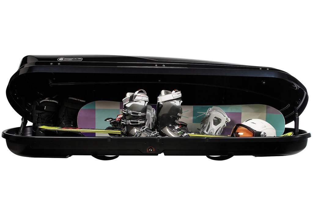 Trumna BOKS KUFER Dachowy na dach MODULA WeGo 500L 200x80x40CM Długość 200 cm