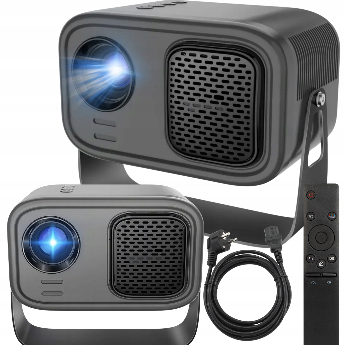 MINI PROJEKTOR PRZENOŚNY FLIP ANDROID SMART TV FULL HD 7000 LM