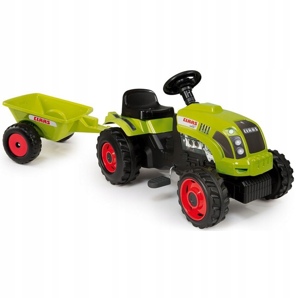 Smoby Traktor na pedały Class z przyczepką