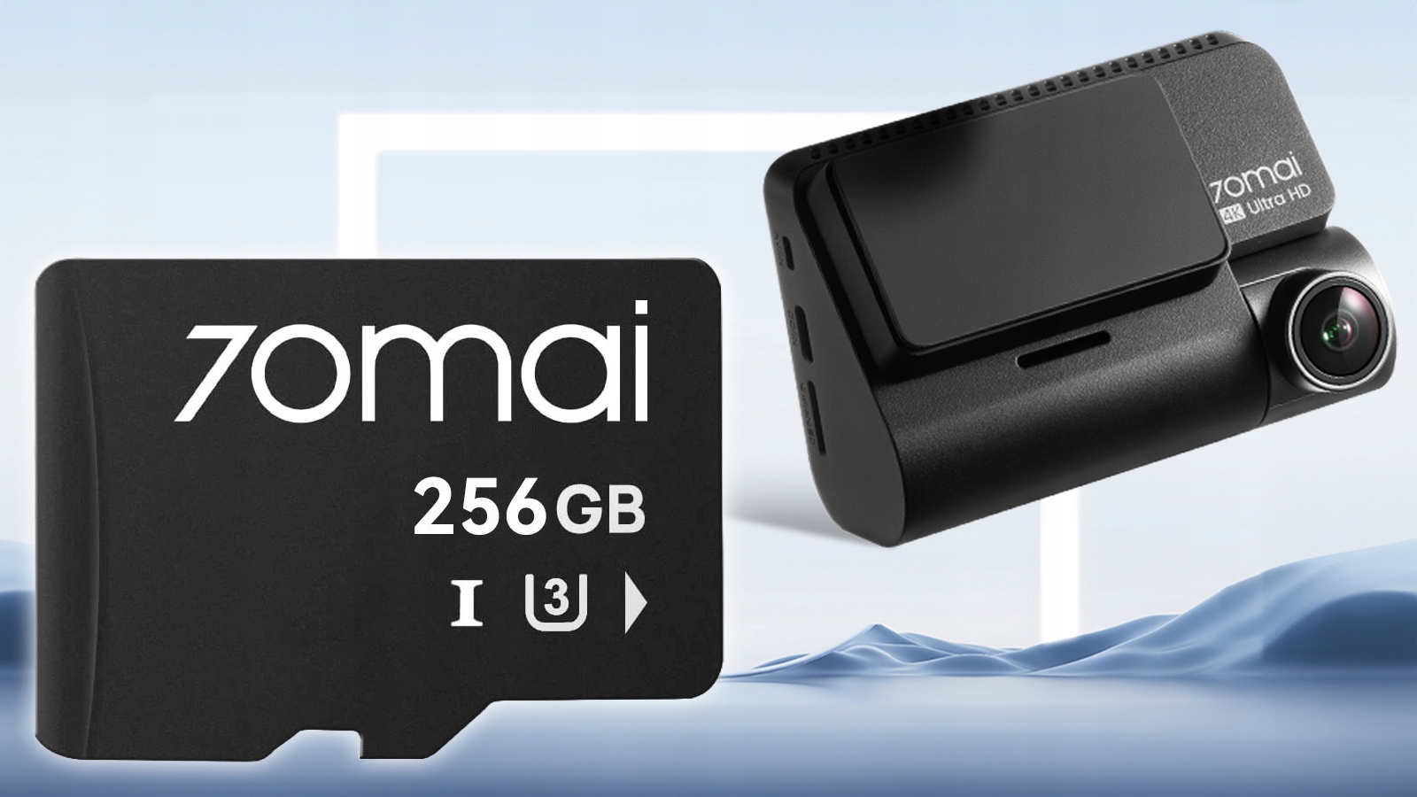 Oryginalna karta pamięci do kamer wideorejestratorów 70mai pojemność 256GB Stan opakowania oryginalne