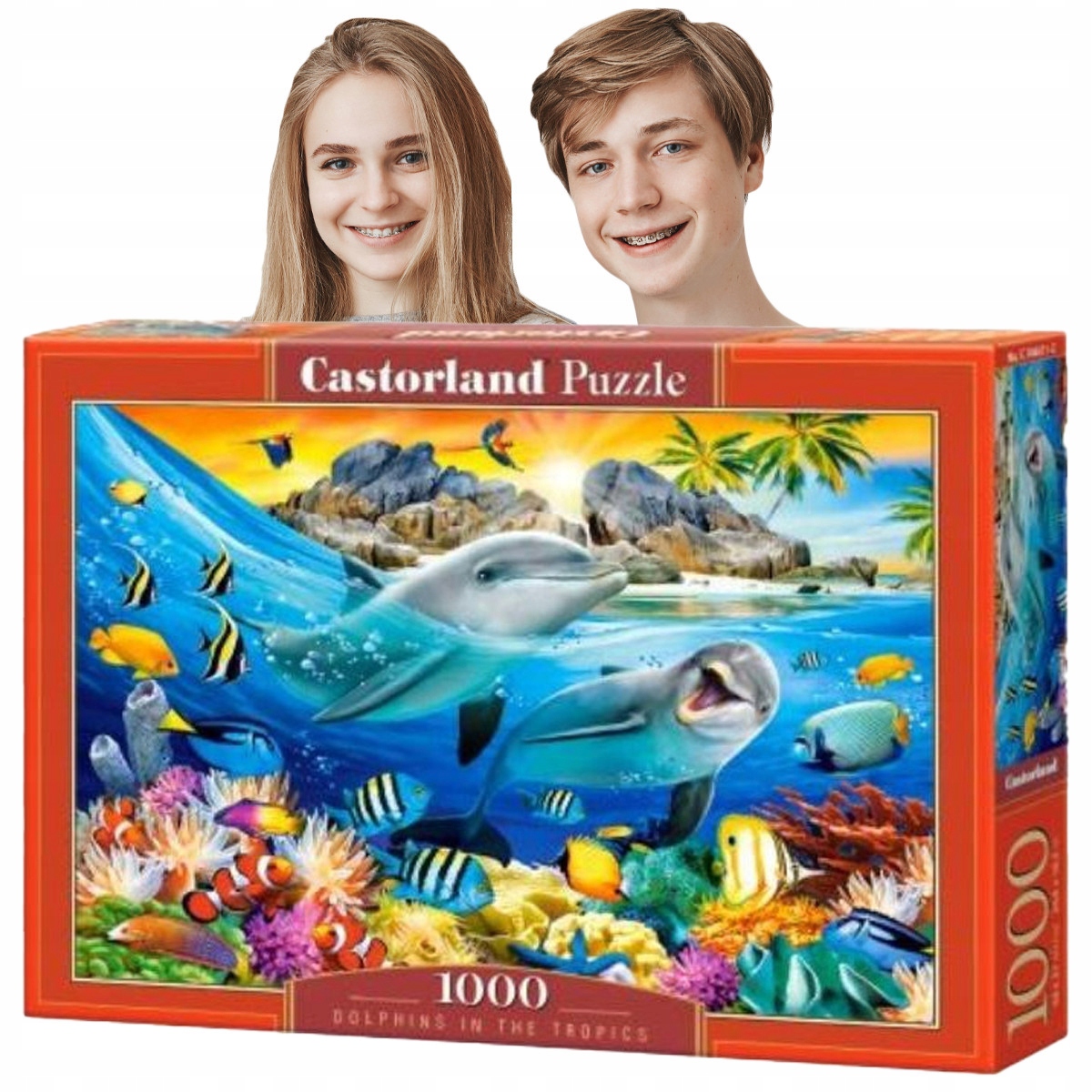 CASTORLAND PUZZLE 1000 Elementów dla DZIECI Delfin