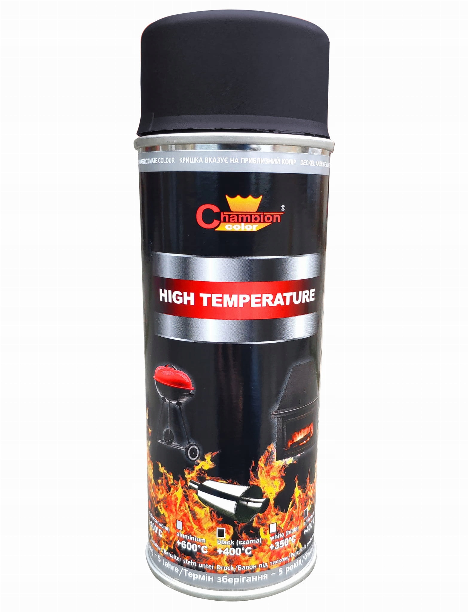 

Champion Farba żaroodporna 400ml antracyt aerozol