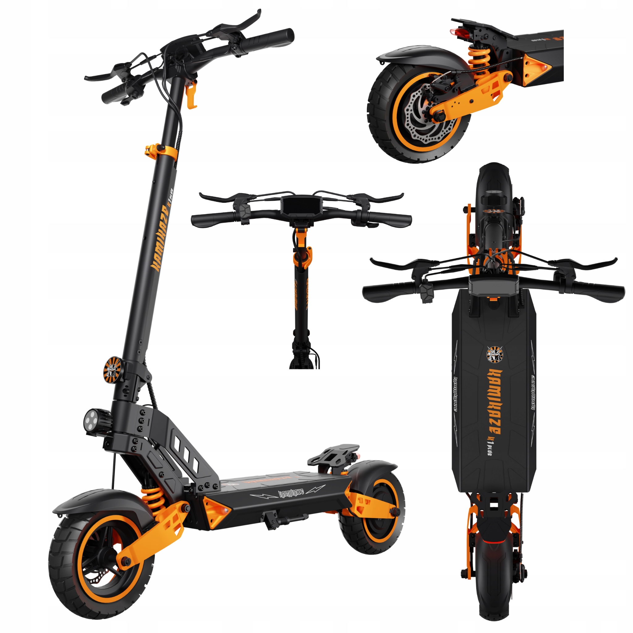 Kamikaze K1 Plus – skládací elektrické vozidlo s dosahem 1000 W 80 km 48 V 20 Ah