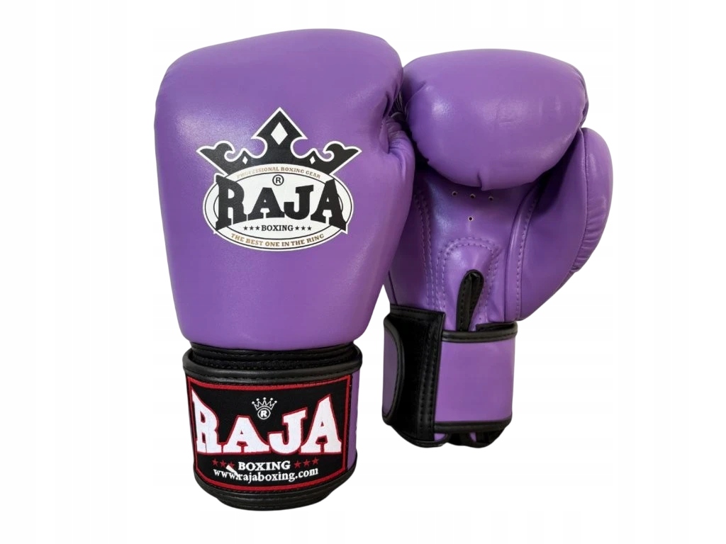 rękawice bokserskie Raja Standard synthetic leather 10OZ Fioletowy