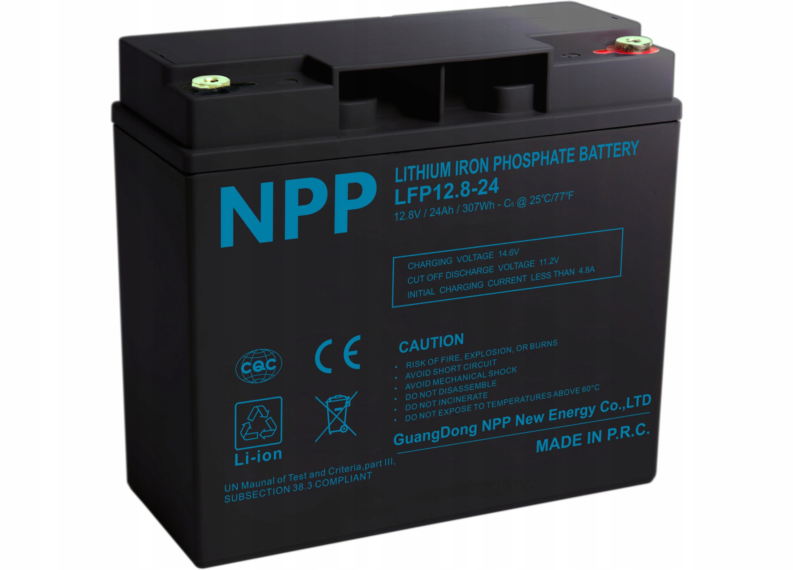 Akumulator Lfp LiFePO4 12,8V 24Ah T12