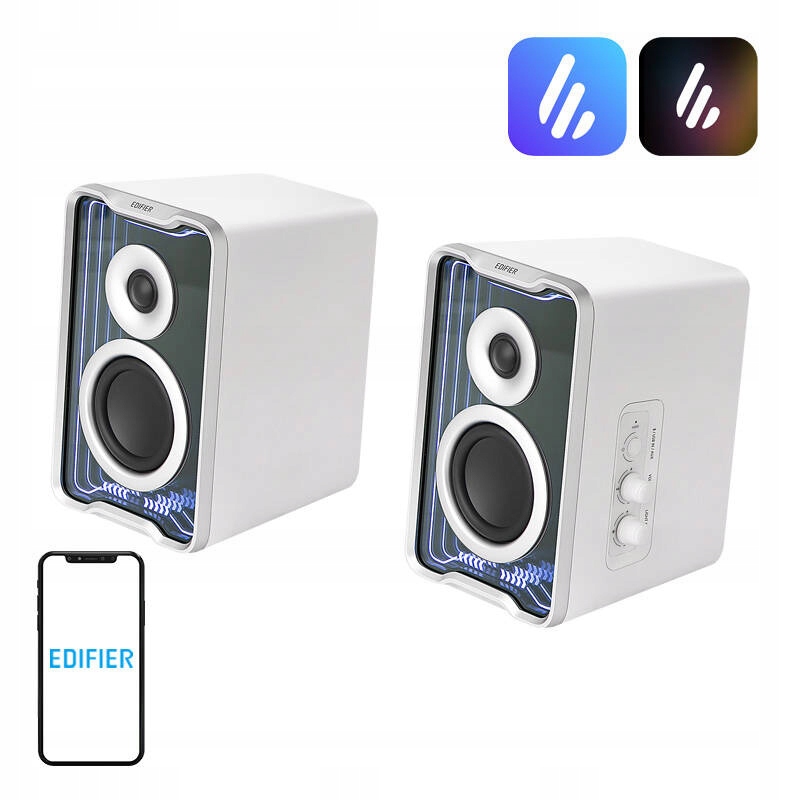 Reproduktory Edifier QR30 Stereo Zesilovač Třídy D Světelné Efekty