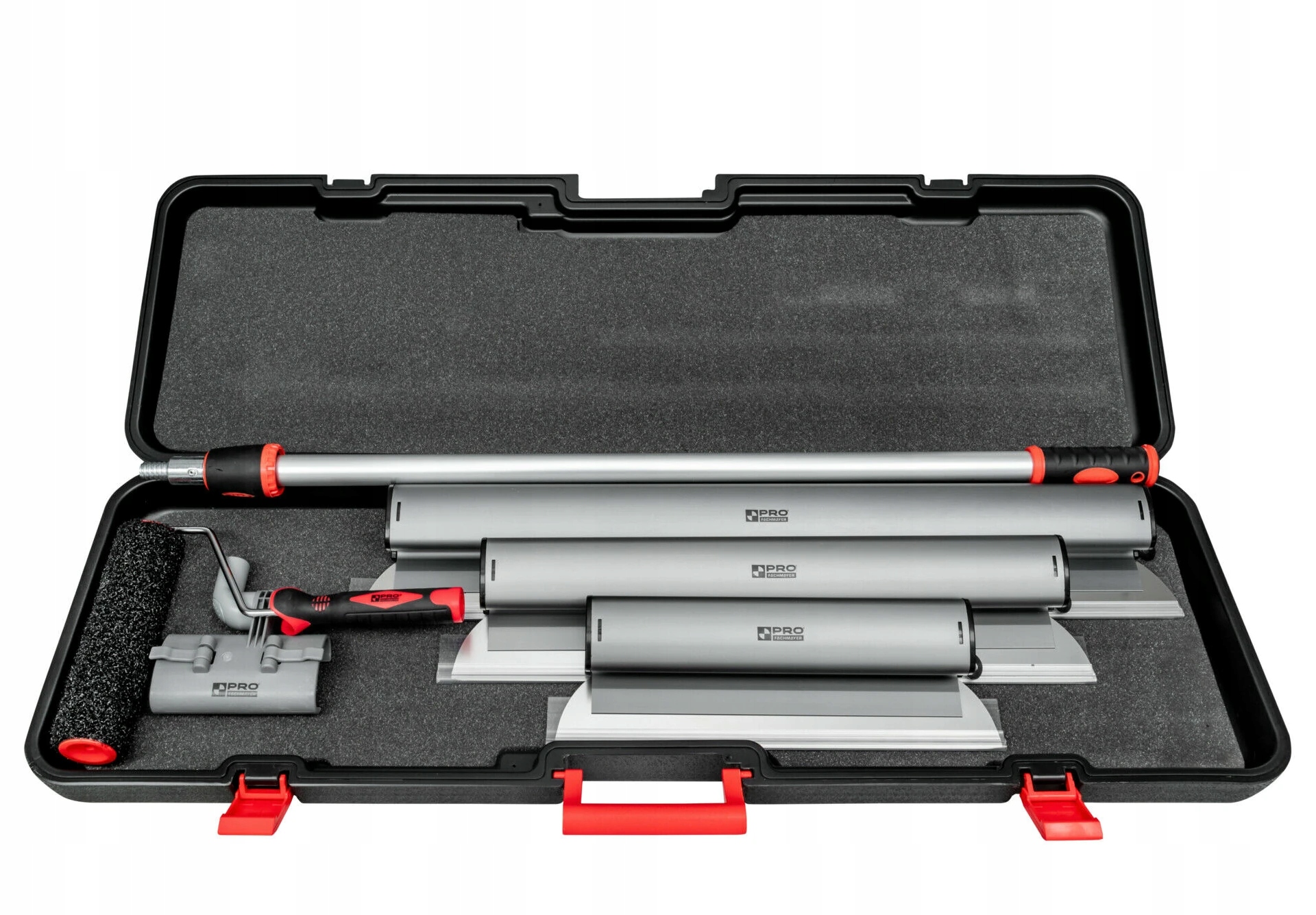 Set Hliníkových Špachtov Na Hladenie 40/60/80 cm Teleskopický Valček Pro