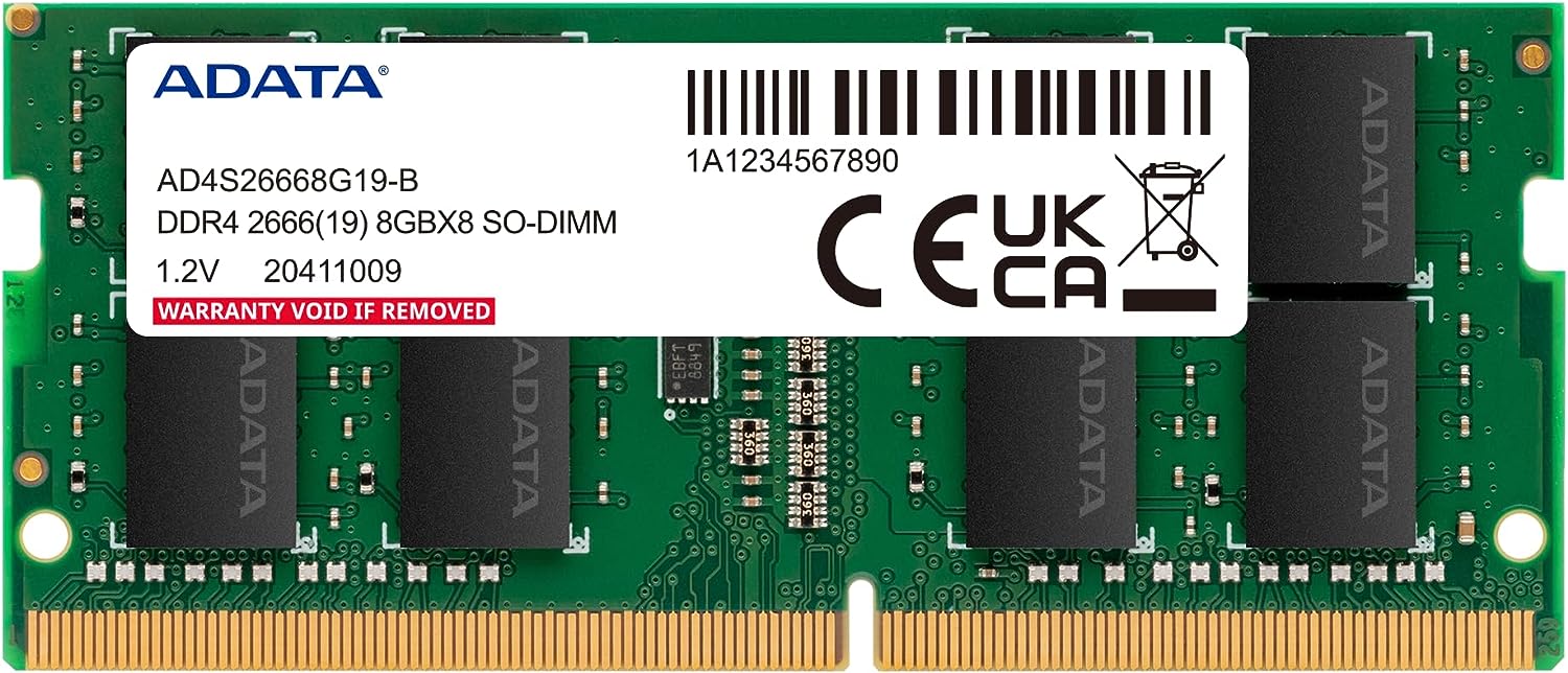 Adata/ So-dimm DDR4/ 8GB/ 2666MHz/ CL19/ 1x8GB AD4S26668G19-SGN