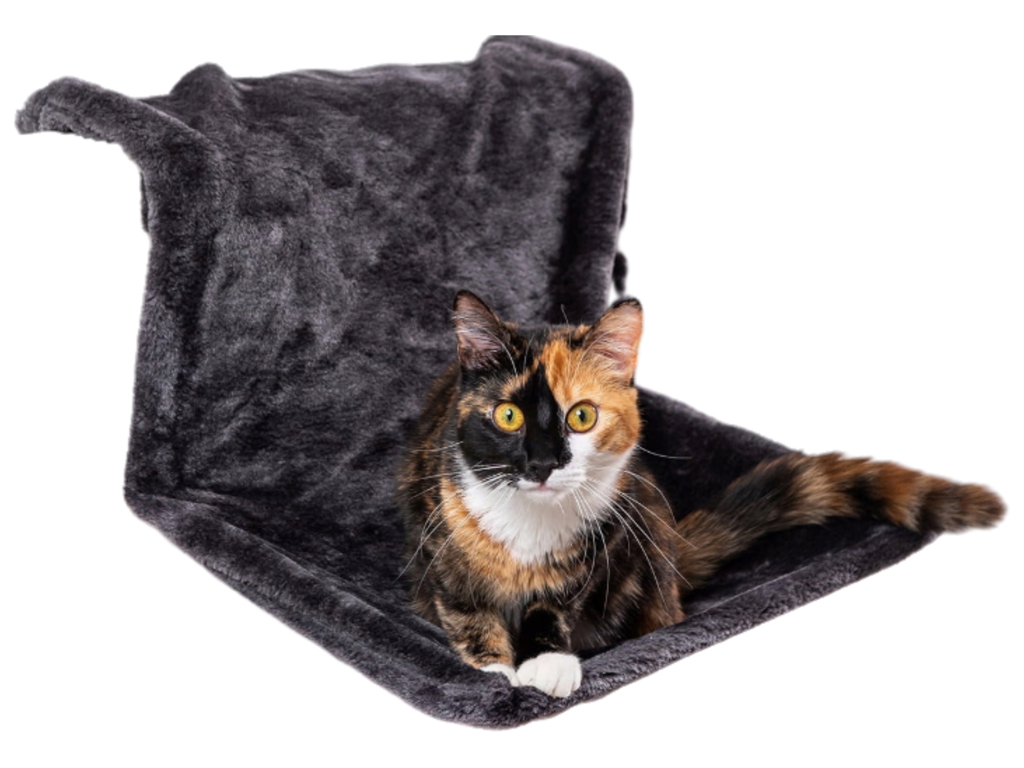 Levně pelíšek na radiátor pro kočky Canadian Cat 45 x 26 x 31 cm černé