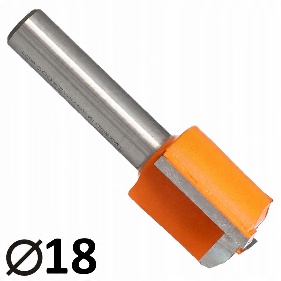 

Frez prosty do drewna D=18mm S=8mm Cmt 911.180.11