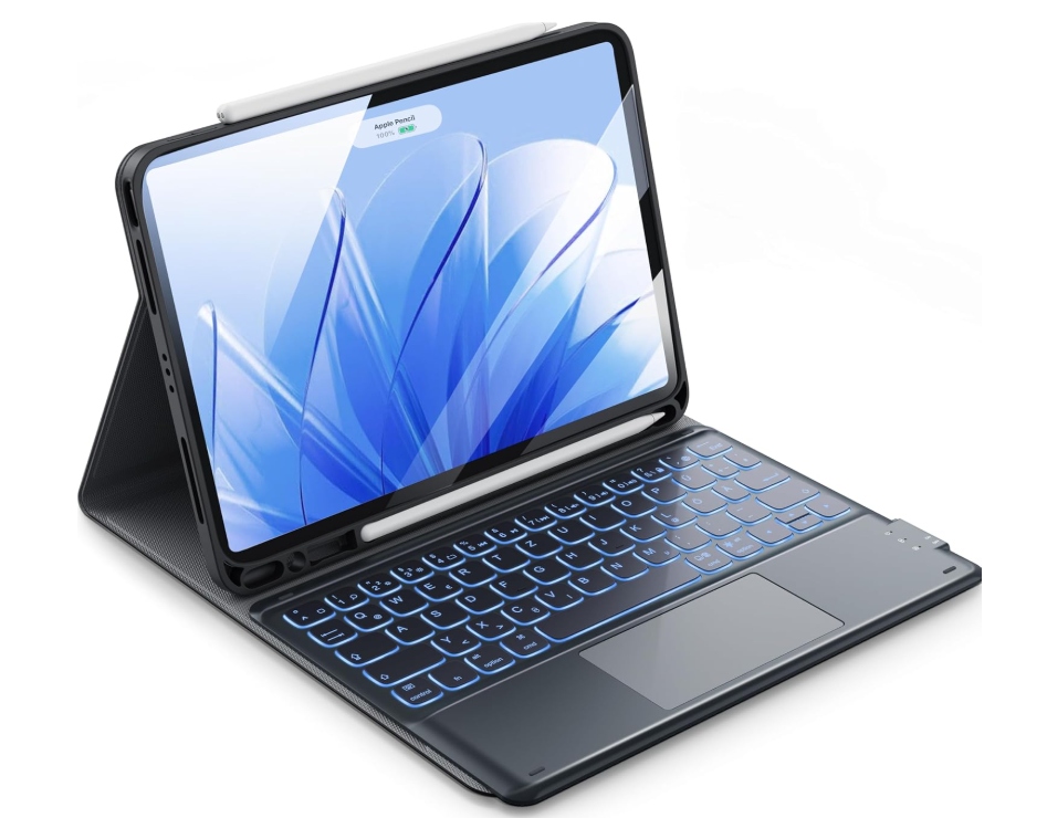 Earto Magic Keyboard pouze pro iPad Pro 11 M4 2024, 11 palců Qwertz černý