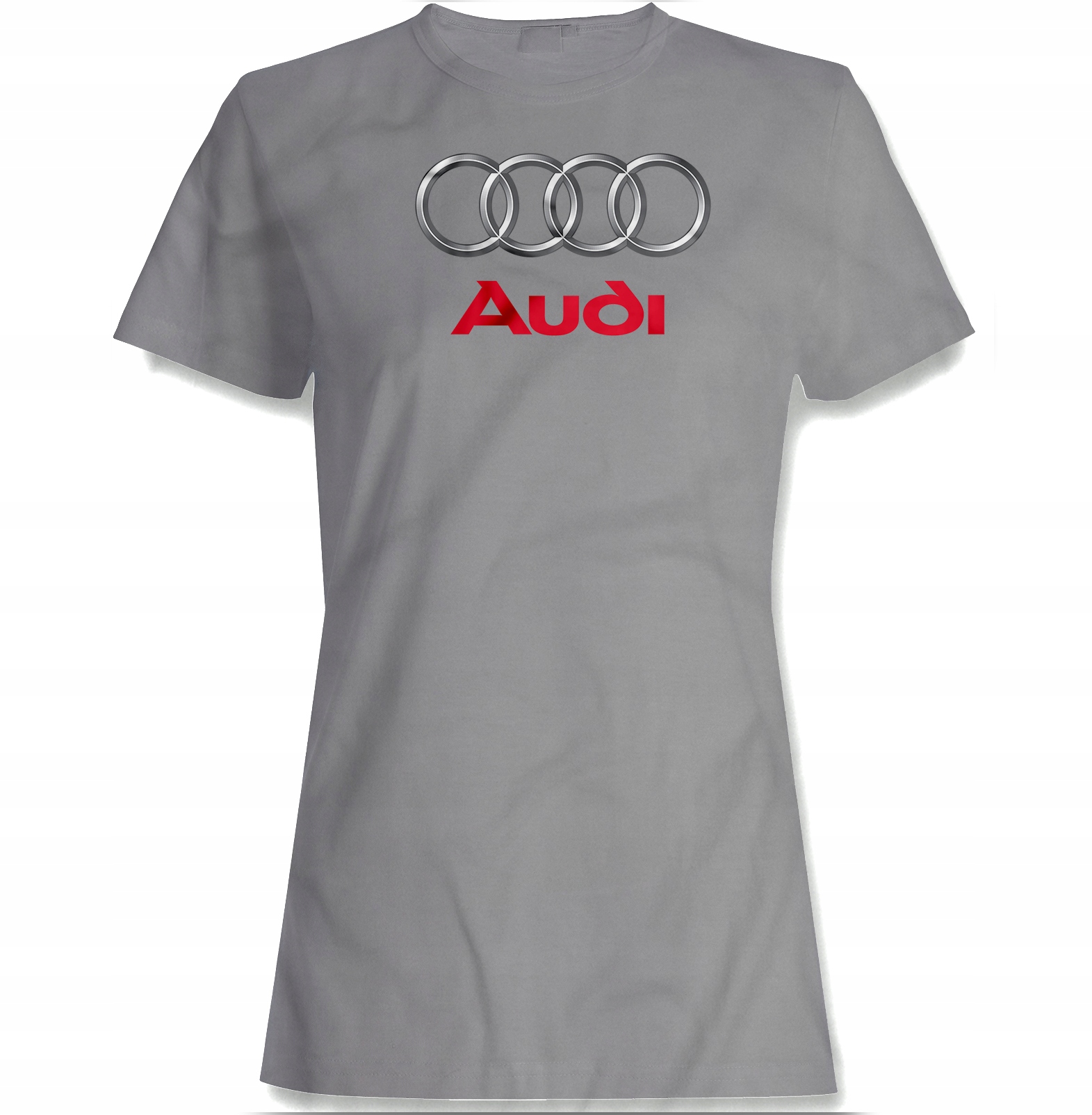 

Koszulka damska AUDI-01 jasno szara r.L