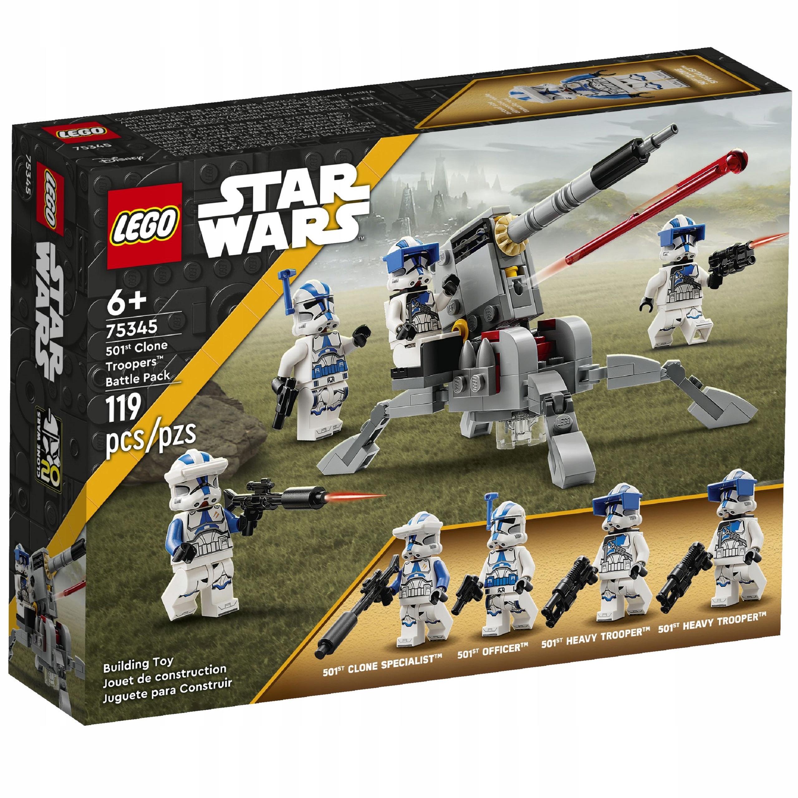 

Lego Star Wars Żołnierze Klony Szturmowcy 75345