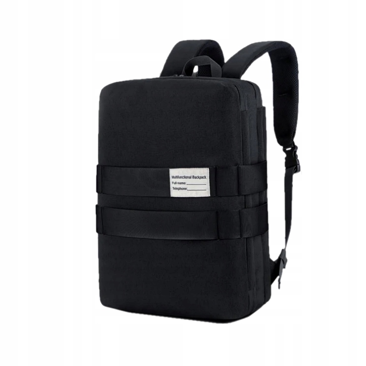 Stylowy Plecak torba bagaż podręczny wizzair ryanair 40x20x25 Czarny