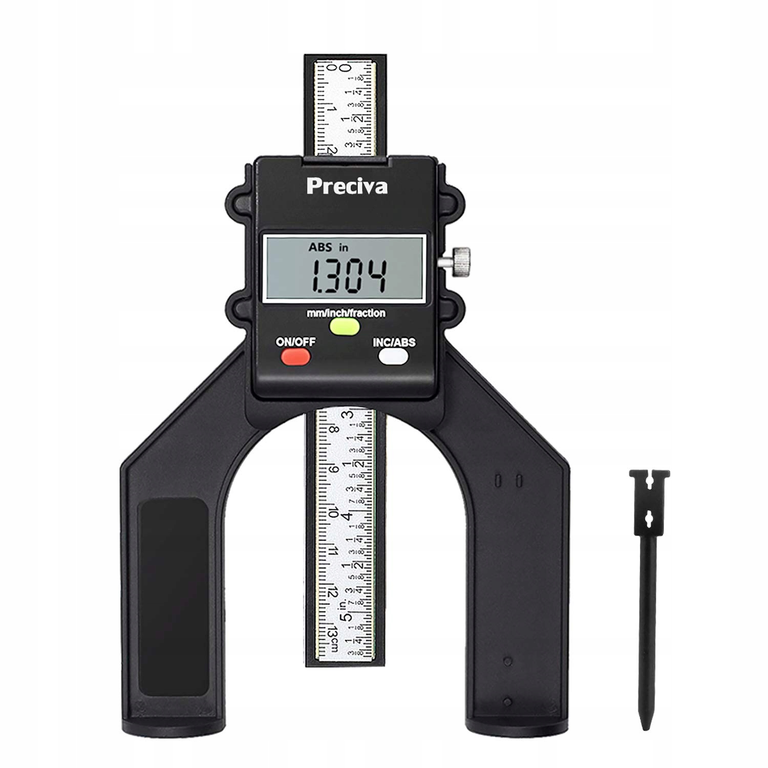 PRECIVA Cyfrowy Głębokościomierz Wysokościomierz LCD 80mm Dokładność 0,10mm