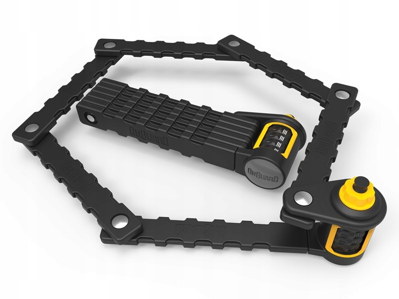 Zapięcie rowerowe Onguard Link Plate Lock K9 Combo 8116C Szyfr 75cm