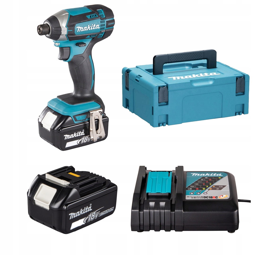 Příklepová vrtačka 18V 2x3Ah 165 Nm Makita [0]152RFJ