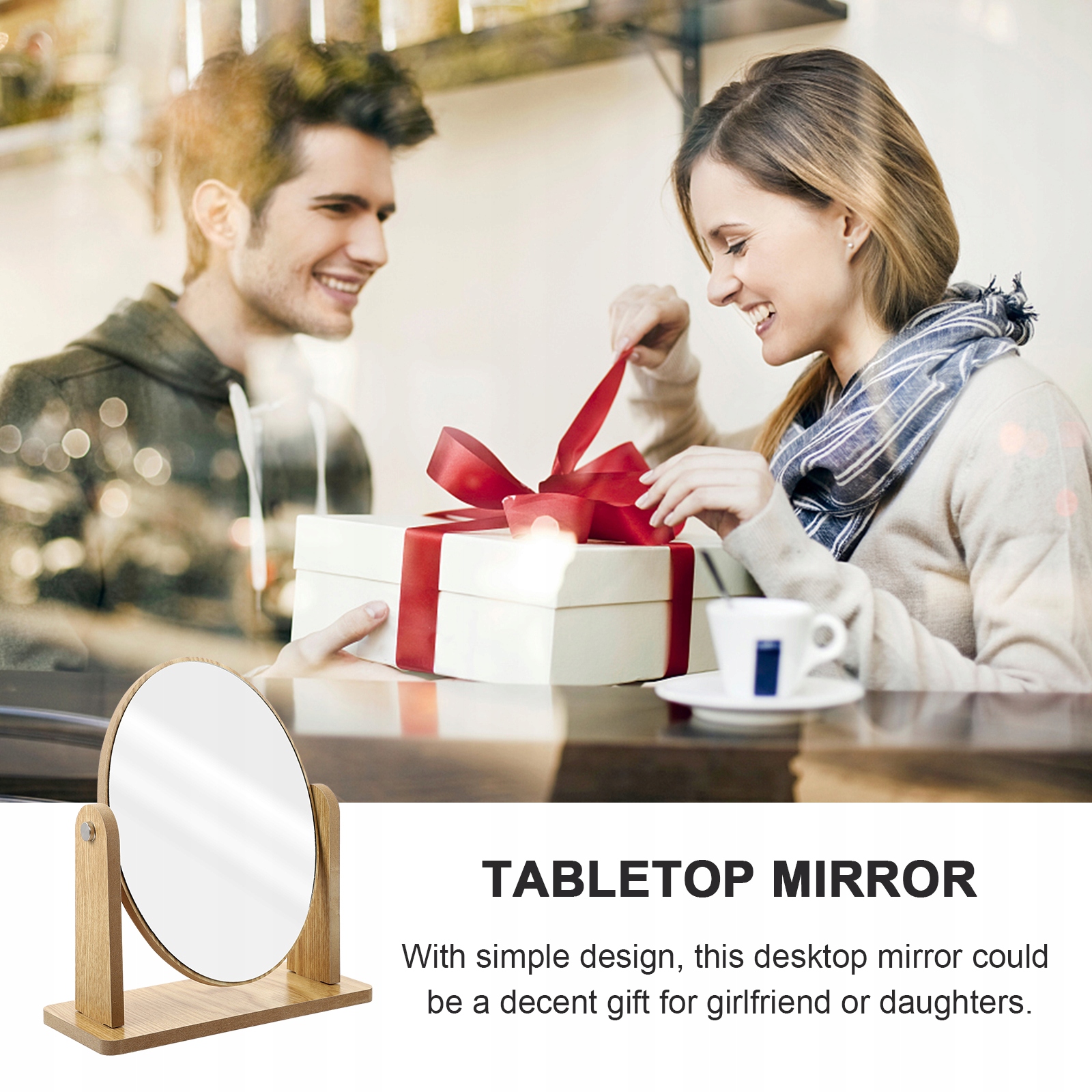 1pc Lusterko do makijażu Lustro toaletka Rodzaj inny