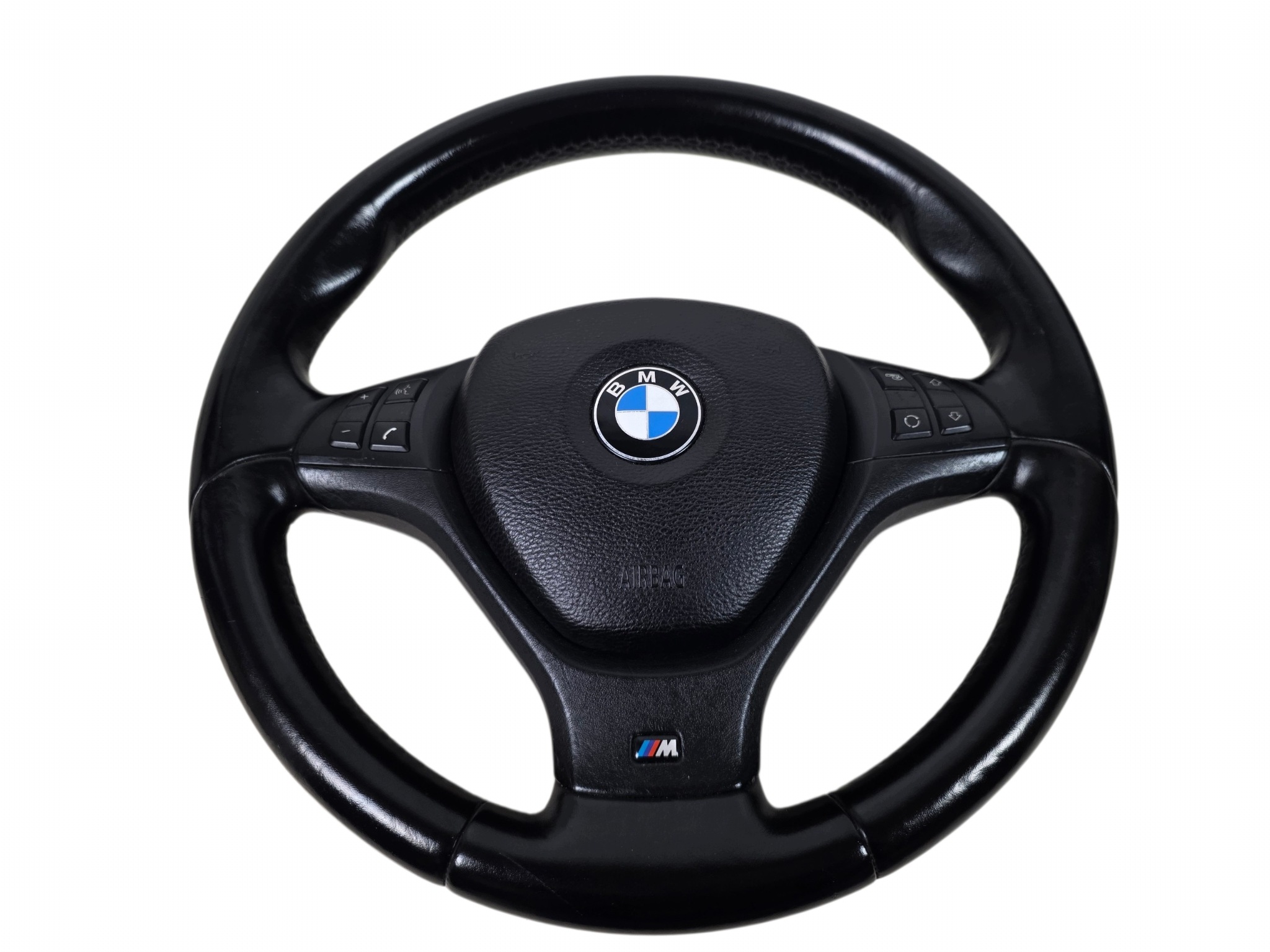 BMW X5 E70 MPAKIET m-packet 2010 steering wheel, leather + airbag ORG.