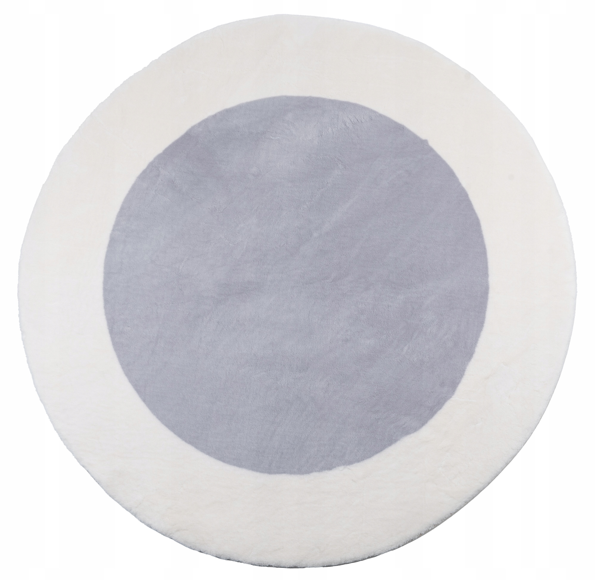 Koberec Plyšový Dekorační Pokojový Moderní Kulatý Měkký 120 x 120 cm