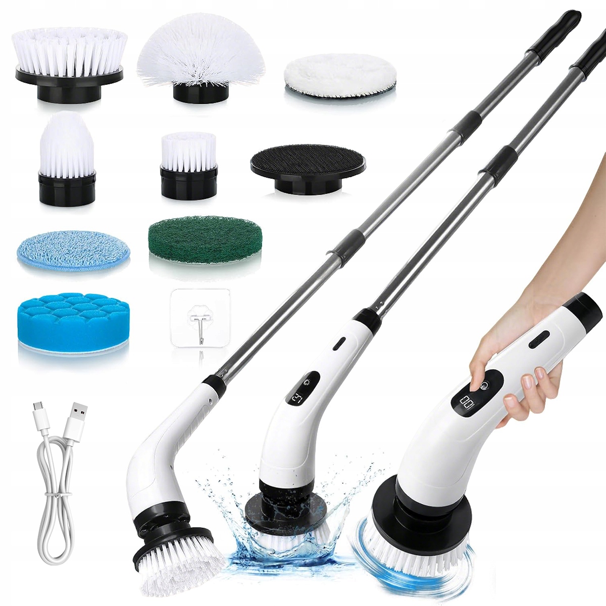 Levně Elektrický Čisticí Kartáč, Rotační Čisticí Kartáč