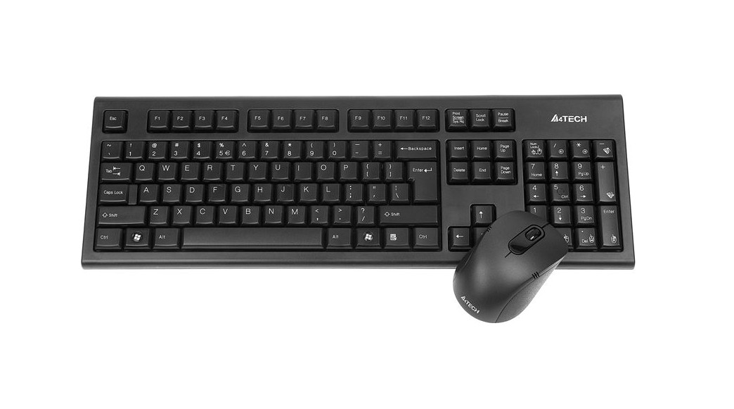 Nová Sada Bezdrátové Klávesnice Myš A4TECH 7100N 2.4 GHz