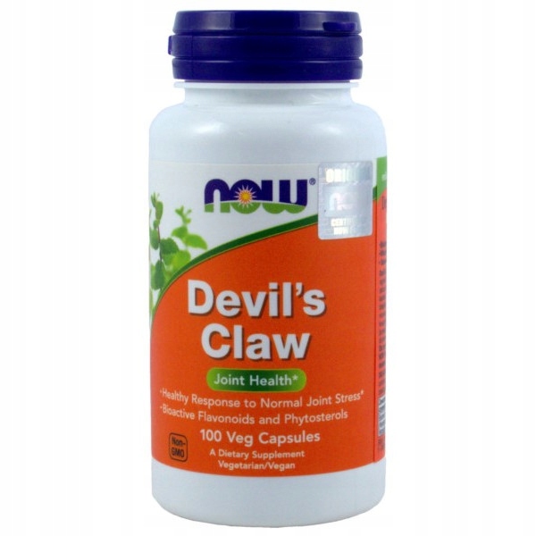 NOW DEVIL'S CLAW 100 kaps KOŚCI REUMATYZM SZPON — 3