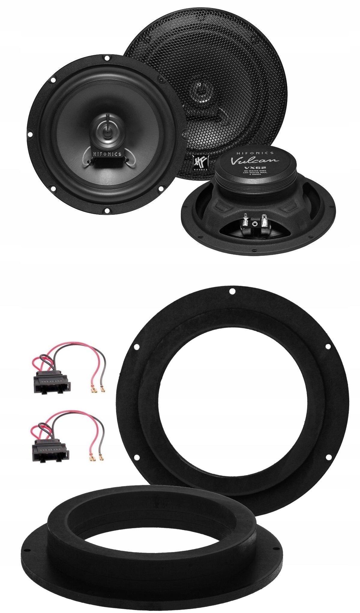 Automobilové reproduktory 165 mm HiFonics VX62 Vw Passat 3C Touaran Touareg Eos