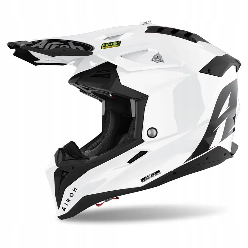 Krížová prilba Airoh Aviator 3 Color White Gloss XL Enduro