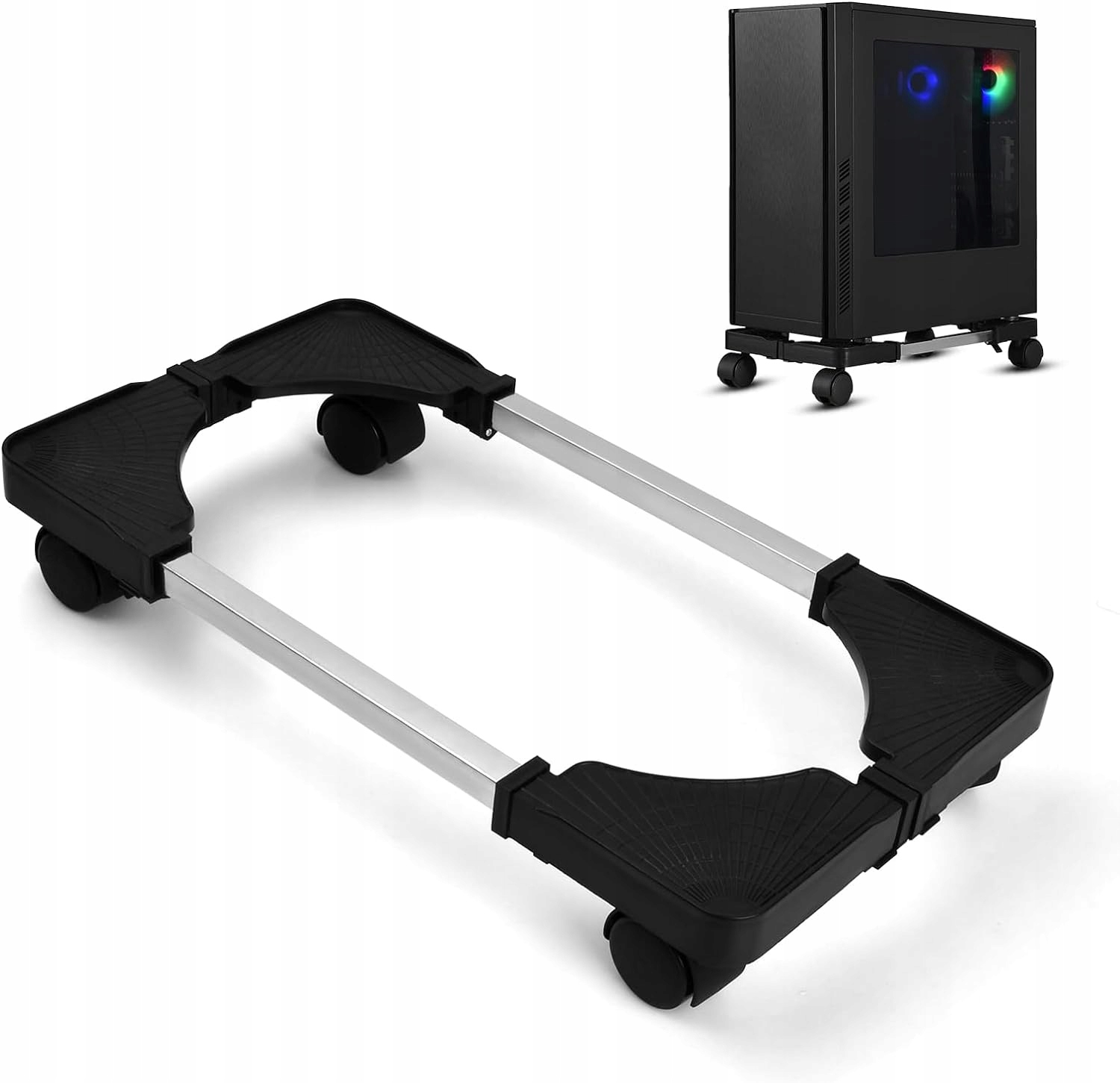 Podstavec Stojan Na Počítač Vozík Na Kolečkách Do 23 Kg Protiskluzový