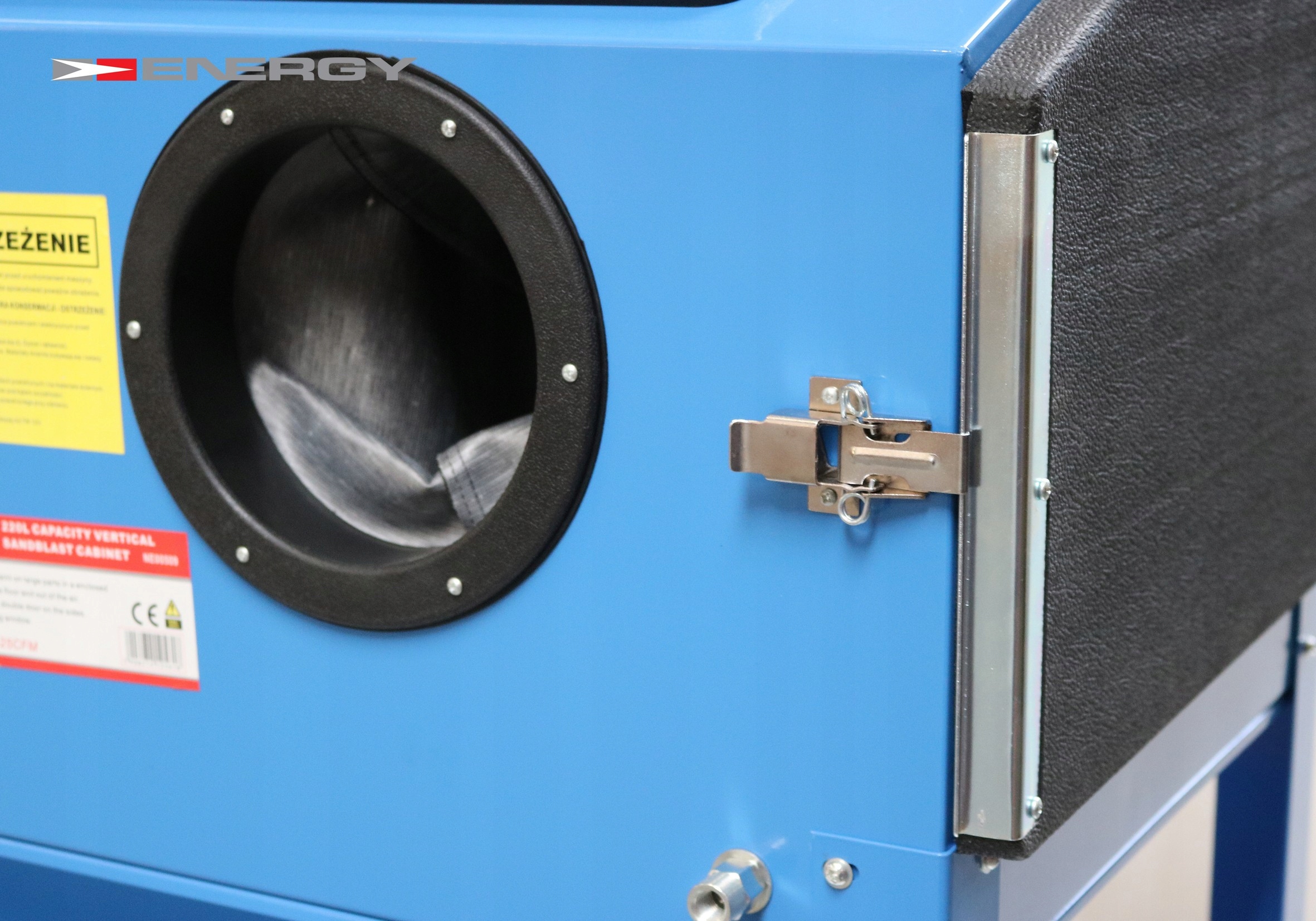 PIASKARKA KABINOWA 220L + PISTOLET I DYSZE Marka Energy